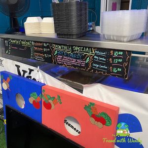 Corn hole?? More on the monthly menu! at Screaming Vegan in Roanoke