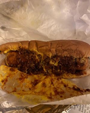 Chili dog at Screaming Vegan in Roanoke
