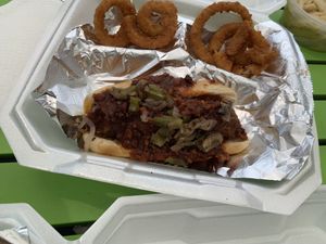 Chili  dog   at Screaming Vegan in Roanoke