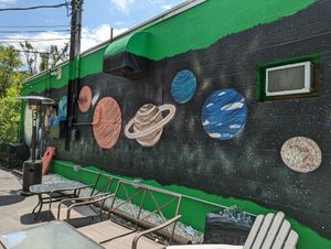 Pluto is still a planet here and I appreciate that at Screaming Vegan in Roanoke