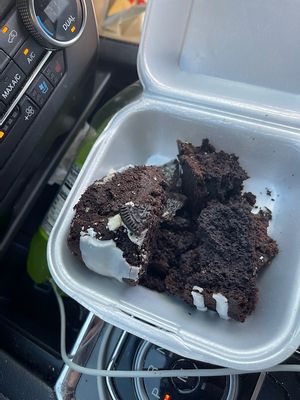 Chocolate cake   at Screaming Vegan in Roanoke