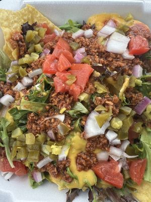 Taco salad   at Screaming Vegan in Roanoke