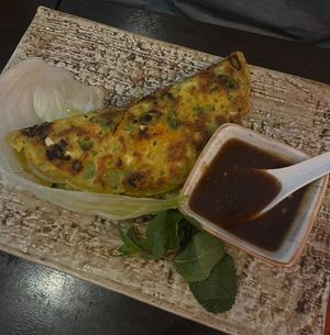 Starter crepe asked for vegan   at Nem Nem in Stockholm