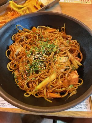 Vegan noodles  at Mr Kale 2.0 - Calle Ruiz de Alda in Gran Canaria