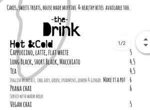 Vegan chai at Fox & Giraffe in Bendigo