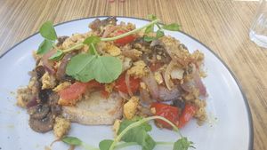 Tofu Scram at Fox & Giraffe in Bendigo