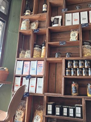 Alt milk display! at Fox & Giraffe in Bendigo