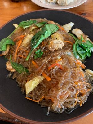 Japchae at  Sanwiye Korean Cafe in Katoomba
