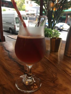 Cinnamon drink  at  Sanwiye Korean Cafe in Katoomba