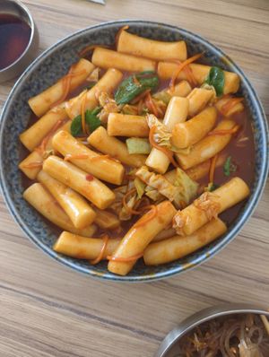 Vegan Duk-Bokki at  Sanwiye Korean Cafe in Katoomba