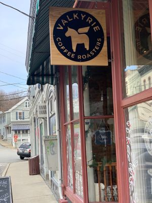 Cafe-front at Valkyrie Coffee Roasters in Chester