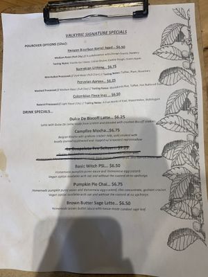 A lot of the specials have a vegan option!  at Valkyrie Coffee Roasters in Chester