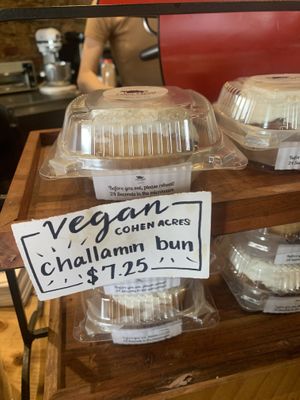 Vegan challah buns  at Valkyrie Coffee Roasters in Chester