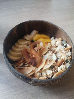 Acai iced bowl at Prima Caju in Funchal