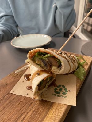 Vegan Wrap #Veganuary at Prima Caju in Funchal