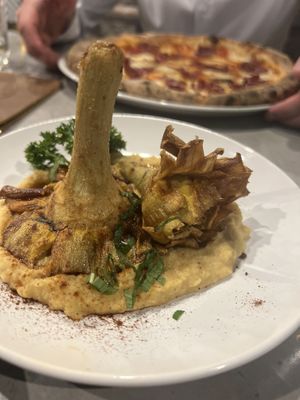 Vegan artichoke  at Antica in New Farm
