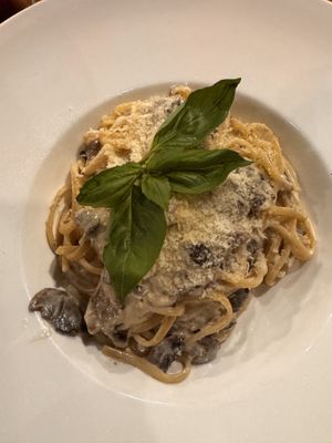 Linguine al tartufo  at Antica in New Farm