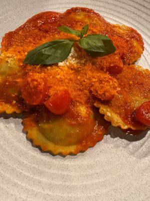 Ravioli   at Antica in New Farm