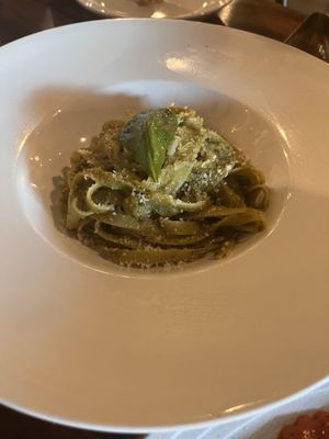 Pesto pasta   at Antica in New Farm