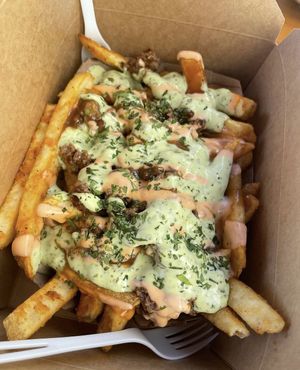 Chatarra Fries  at Purple Ocean Superfood Bar in Orlando