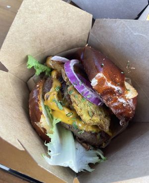 Rincon Burger  at Purple Ocean Superfood Bar in Orlando