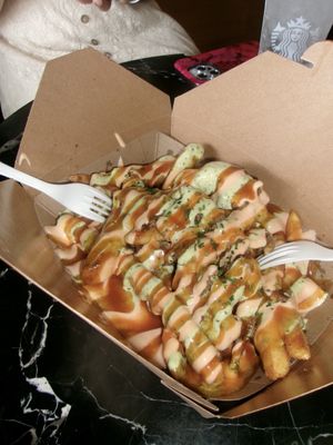 Chatarra Fries  at Purple Ocean Superfood Bar in Orlando