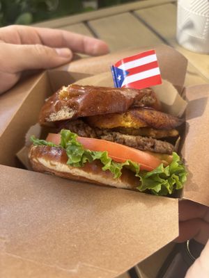 domes burger  at Purple Ocean Superfood Bar in Orlando