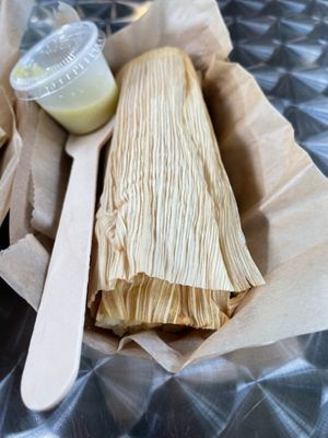 Jackfruit Tamale at Succulent Vegan Tacos in Nashville