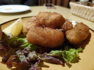Soy karaage at Tierra in Hakuba