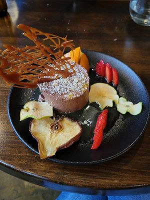 Chocolate mousse at Chimi Deli Cocina Natural in San Carlos De Bariloche
