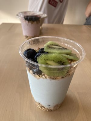 Blue Spirulina Parfait at Plant City X in Middletown