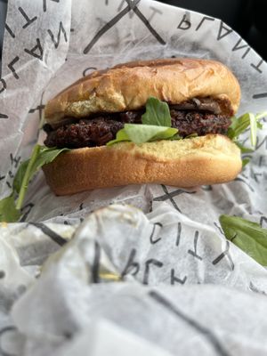 Truffle burger  at Plant City X in Middletown