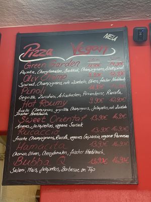 Vegane Pizzen at Pizza Butler in Hamburg