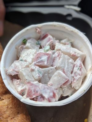 Potato salad! at Fatty Vegan in Ventura