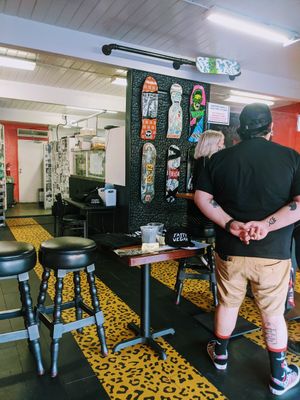 Interior ❤️ at Fatty Vegan in Ventura