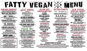 Menu at Fatty Vegan in Ventura