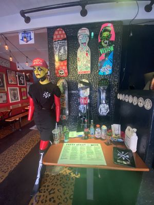 Ordering Station/Front Decor  at Fatty Vegan in Ventura