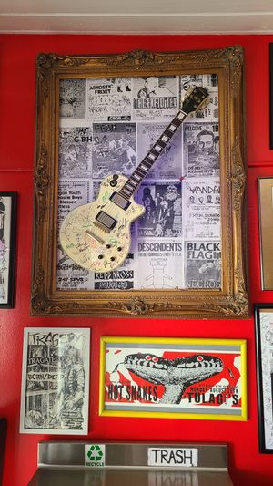 Artwork at Fatty Vegan in Ventura