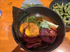Vegan ramen at Ramen Ria  in Christchurch