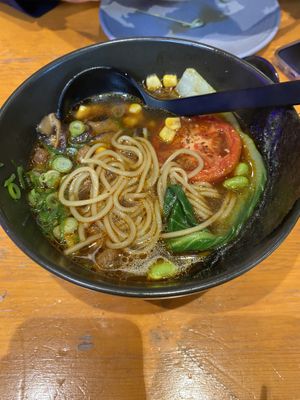 Spicy vegan ramen   at Ramen Ria  in Christchurch