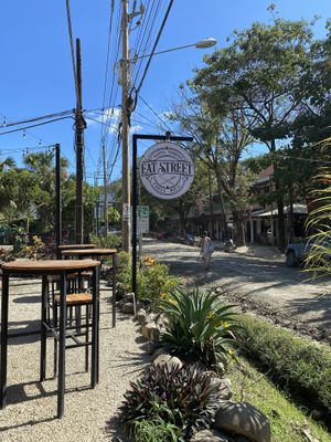 Cartel exterior at Eat Street in Santa Teresa