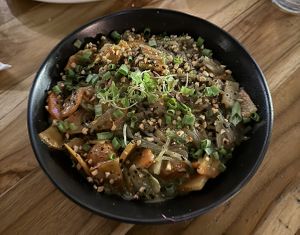 Curry bowl  at Eat Street in Santa Teresa