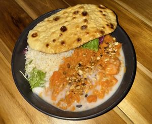 Sweet potato curry  at Eat Street in Santa Teresa