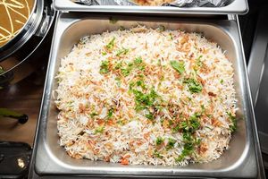 Plain Steam Rice/ Veg Biryani at 3 Brothersss in Melbourne