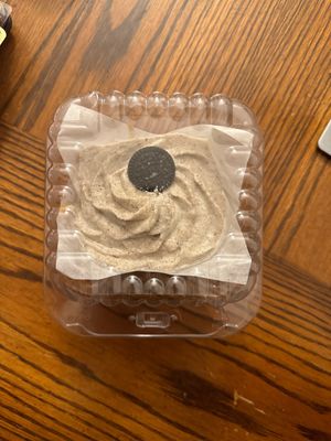 oreo icing  at Petite Bakery in Edmonton