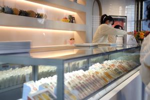 inside the shop at fruits and season in Tokyo