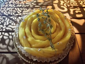 Mango tart   at fruits and season in Tokyo