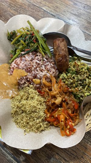 Paid 23k IDR with small water  at Govinda's Vegetarian Restaurant in Denpasar