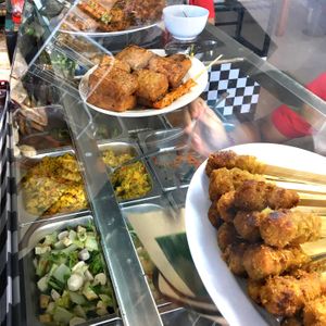 Buffet selection  at Govinda's Vegetarian Restaurant in Denpasar