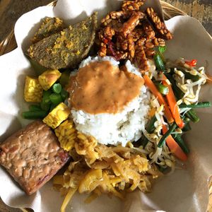   at Govinda's Vegetarian Restaurant in Denpasar